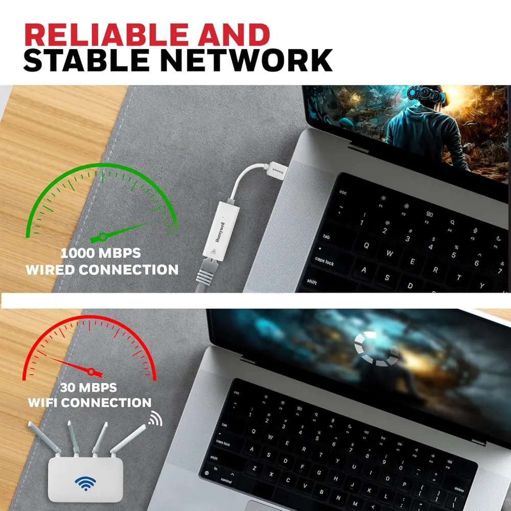 Honeywell USB To LAN Converter Giga 3.1 1000 MBPS (Open Box) view 3